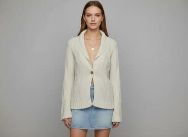 poliamid w swetrze: Kardigan damski, rozmiar XS — 7