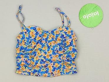 bluzki z haftem riszelie: PULL&BEAR, Top damski, rozmiar XS — 2