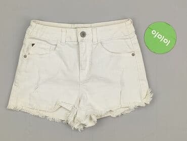 woskowane jeansy z wysokim stanem: Clockhouse, Szorty damskie, rozmiar XS — 2