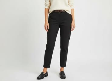 długie spodnie damskie dla wysokich: Spodnie materiałowe damskie, rozmiar S — 5