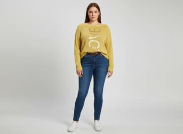 kurtka 4xl: Golden Days, Sweter damski, rozmiar 4XL — 6