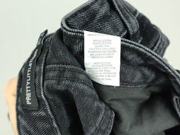 spodenki jeansowe z wysokim stanem pull and bear: PrettyLittleThing, Szorty damskie, rozmiar S — 5