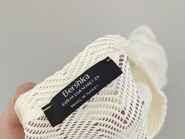 sweter z transparentnymi rękawami: Bershka, Sweter damski, rozmiar M — 4