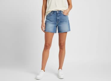 białe spodenki damskie hm: H&M, Szorty damskie, rozmiar L — 7