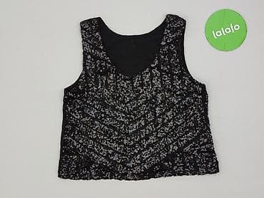 bluzki cekiny: Glamour, Top damski, rozmiar 2XS — 2