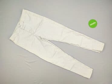 Women: Sinsay, Material trousers for women, size XL (EU 42) — 2