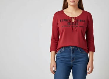 oysho bluzka z długim rękawem: Esprit, Bluzka damska, rozmiar 2XL — 1