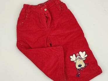 spodnie woskowane wysoki stan: Denim pants, 12-18 months, condition - Very good — 1