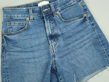 hm krótkie spodenki dzins low waist: H&M, Szorty damskie, rozmiar S — 1