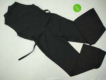czarny kombinezon damski: Elegancki komplet, rozmiar 4XL — 4