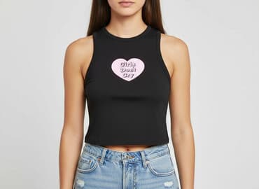 cropp bluzki z krótkim rękawem: FB Sister, Top damski, rozmiar M — 9