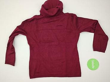 bordowy sweter: Dolce Vita, Golf damski, rozmiar XL — 3