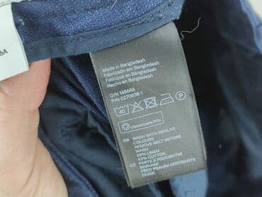 białe lniane spodnie zara: H&M, Chinosy dla mężczyzn, rozmiar L — 5