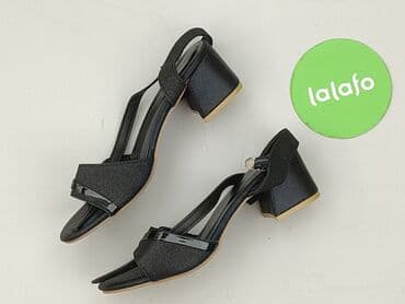 kozaki na koturnie lasocki: Sandały damskie, 36 — 3