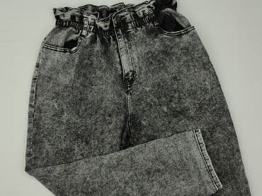 spodnie paperbag dla kogo: Jeansy damskie, rozmiar S — 1