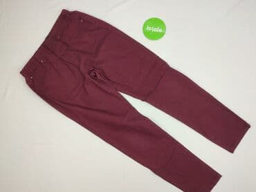 bordowe dżinsy: Leggings, Jeansy damskie, rozmiar M — 2