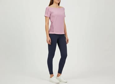 bluzki sportowa damskie długi rękaw: T-shirt damski, rozmiar S — 5