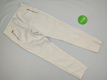 leopard jeans: Reserved, Spodnie materiałowe damskie, rozmiar M — 2