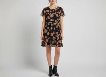 kwiaty do przypięcia do sukienki: Sukienka damska, rozmiar L — 6