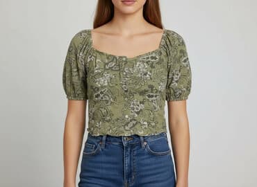 bluzki w stylu boho: Top damski, rozmiar S — 1