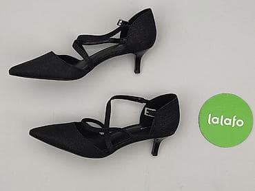 buty uncome: Czarne czółenka damskie Graceland - Rozmiar: 37 - Obcas: niski — 3