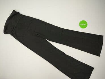 sinsay czarne spodnie z wysokim stanem: Sinsay, Spodnie materiałowe damskie, rozmiar S — 4