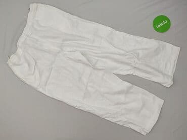 biale szerokie jeansy: Spodnie damskie, rozmiar XL — 3