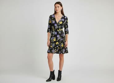 sukienki kopertowa midi: Sukienka damska, rozmiar S — 1