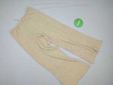 spodnie dzianinowe prążkowane: Spodnie materiałowe damskie, rozmiar S — 3