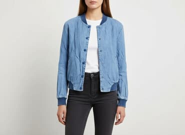 kurtki jeansowe stradivarius: Stradivarius, Kurtka jeansowa damska, rozmiar S — 1