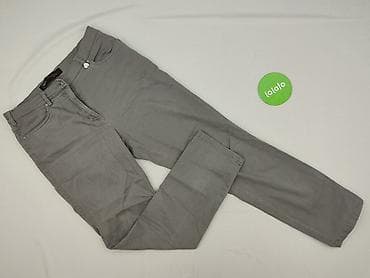 dresy niski stan: Spodnie materiałowe damskie, rozmiar M — 2