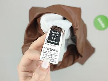 leginsy tu: Shein Curve, Legginsy Ze skóry ekologicznej damskie, rozmiar 2XL — 4