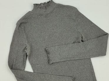 sweter z tiulowymi rękawami: Terranova, Golf damski, rozmiar S — 1