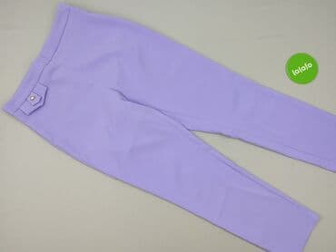 c a spodnie canda: Material trousers for women, size L (EU 40) — 2