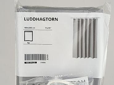 obrus: Zasłona prysznicowa IKEA LUDDHAGTORN - Wymiary: 180 × 200 cm (71 × — 4