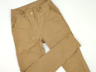sukienka khaki h: Spodnie materiałowe damskie, rozmiar S — 1