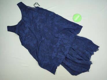 jasna sukienka plus size: Sukienka damska, 3XL — 2