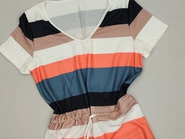 sukienka w kolorowe paski: Sukienka damska, rozmiar M — 2