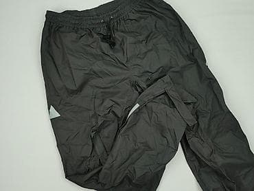 getry h: Męskie spodnie przeciwdeszczowe TCM, rozmiar L - Kolor: czarny/grafit — 1