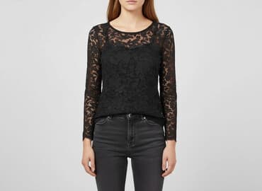 eleganckie bluzki czarne: Anna Field, Bluzka damska, rozmiar S — 6