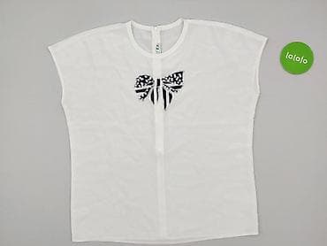 biała bluzka basic damska: Bluzka damska, rozmiar XL — 2