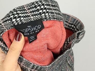 czarne spódnice w kratę: Topshop, Spódnica damska, rozmiar S — 5