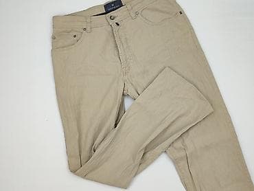 Męskie spodnie Westbury - Kolor: beżowy/piaskowy - Krój: klasyczny