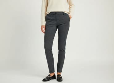 terranova spodnie z wysokim stanem: Spodnie materiałowe damskie, rozmiar S — 6