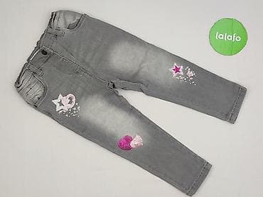 decathlon bluza: Spodnie jeansowe, So cute, 2-3 lat, 98, stan - Bardzo dobry — 2