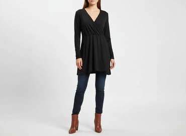 bluzki sportowa damskie długi rękaw: Gina Tricot, Tunika damska, rozmiar L — 6