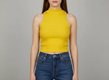 crop top spódnice: Top damski, rozmiar M — 1