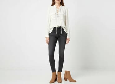 hm bluzki z krótkim rękawem: H&M, Bluzka damska, rozmiar M — 7