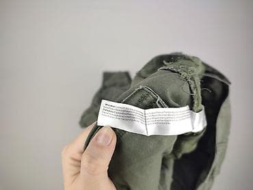 tech fleece: Spodnie męskie Terranova – bojówki/joggery - Kolor: khaki/oliwkowy - — 5
