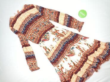 sukienka boho na wesele plus size: Indigo, Сукня жіноча, розмір M — 3